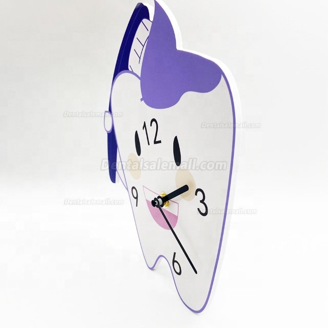 Dental Wall Clock for Dental Clinic Tooth Shape Wall Clocks Dentist Gift