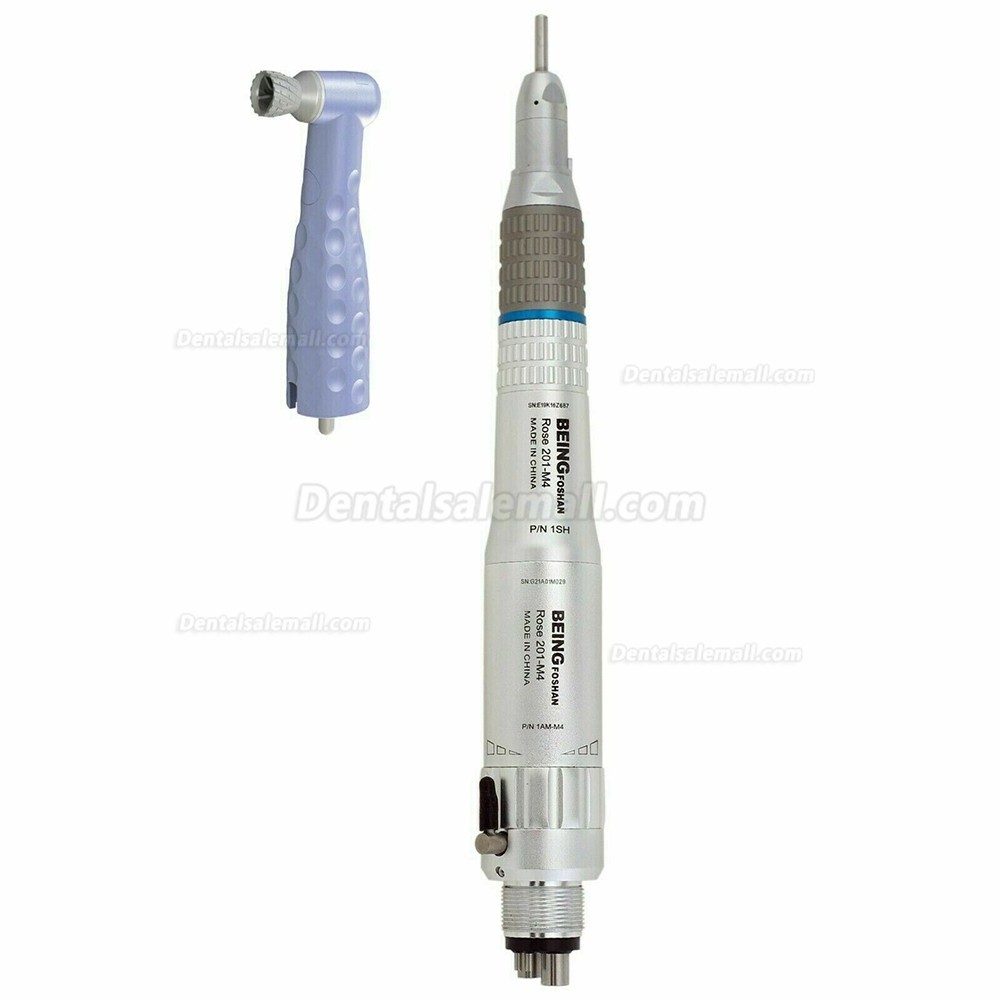 BEING Dental Hygiene Prophy Handpiece Air Motor 4 Holes Straight Nose Cone 201