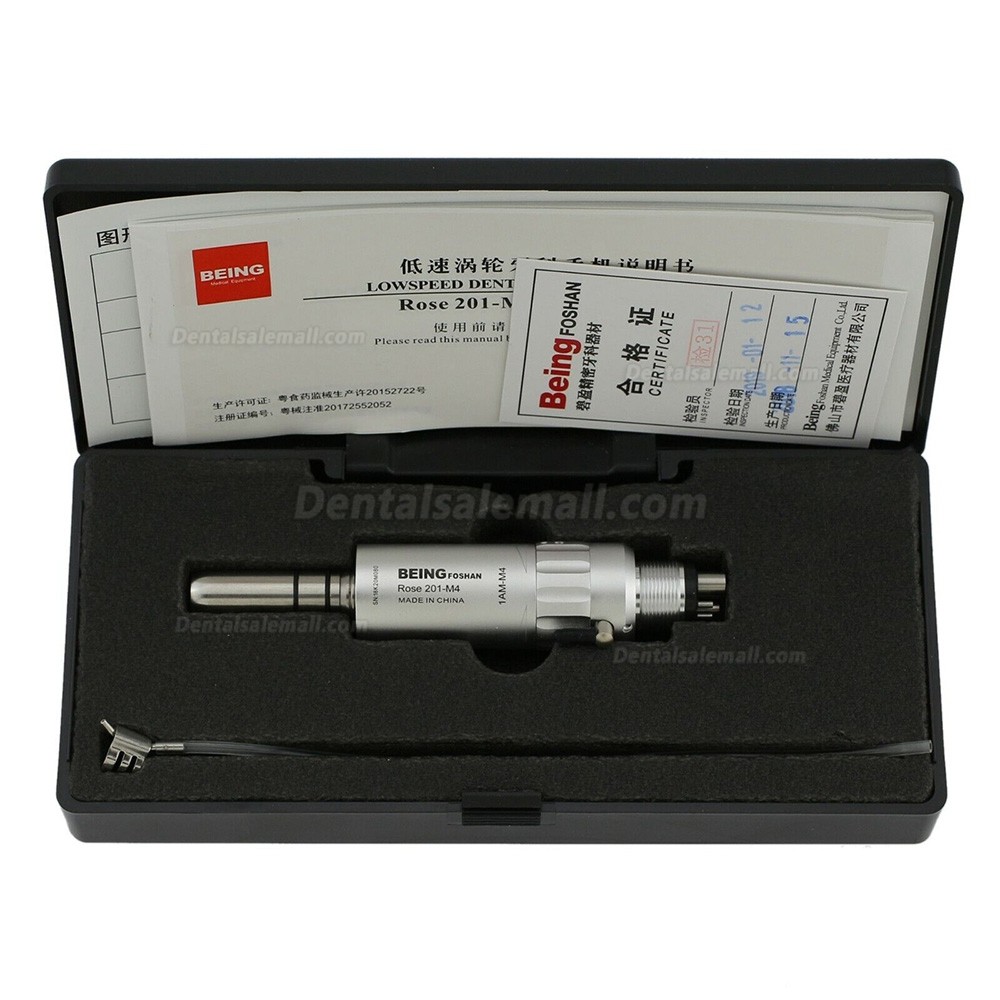 BEING Rose 201AM-M4/B2 Dental Low Speed Air Motor Handpiece 2 Hole / 4 Hole