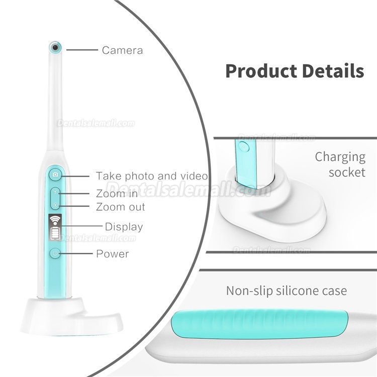 Dental Intraoral Camera 1080P Intraoral Endoscope Wireless Wifi Visual Oral Endoscope Ip67 Waterproof