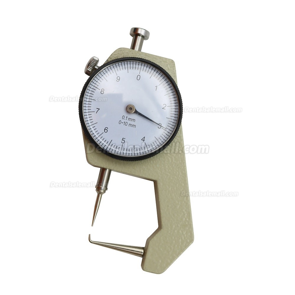 Dental Dial Calipers Gauges Measure Thickness Gauge Metal Inner Crown Tooth Accurate 0-10mm