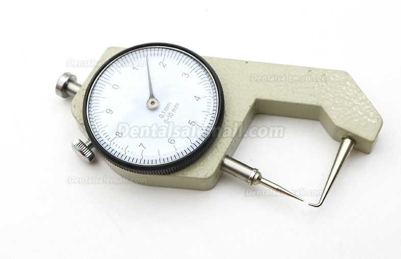 Dental Dial Calipers Gauges Measure Thickness Gauge Metal Inner Crown Tooth Accurate 0-10mm