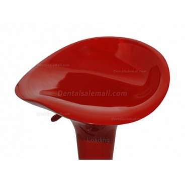 Bar Stool design red ABS-plastic (set of 2)