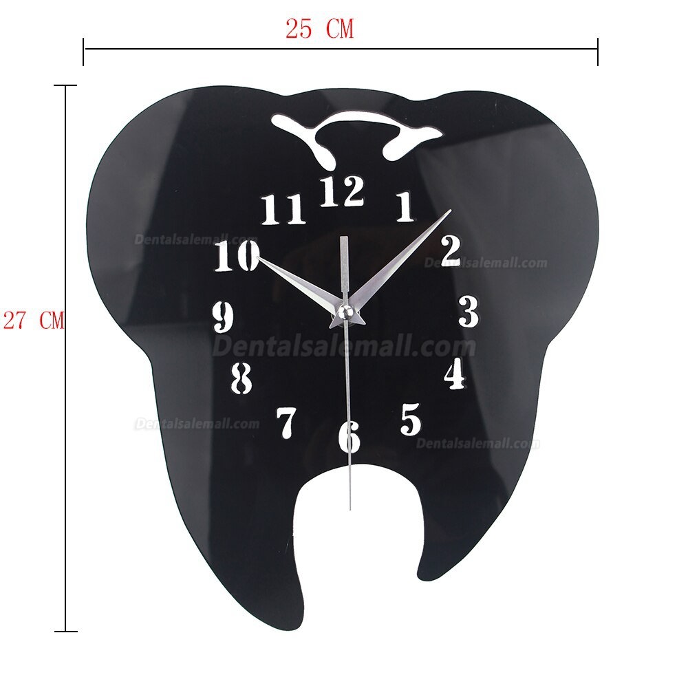 Tooth Wall Clocks Tooth Dentistry Wall Clock Laser Cut Dental Clinic Decor Teeth Clock Care Dental Doctor Gift