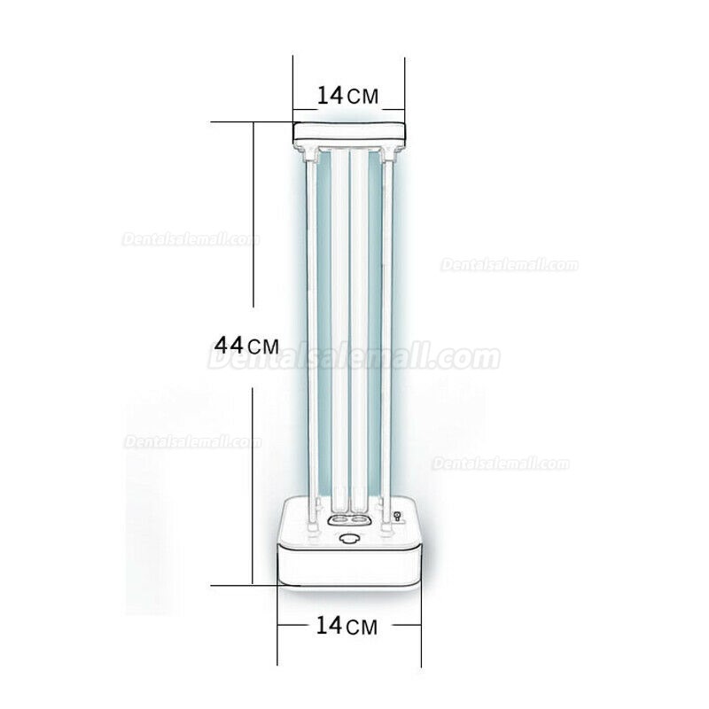 36W UVC Ozone Ultraviolet Germicidal Lamp Remote UV Sterilization Quartz Lights