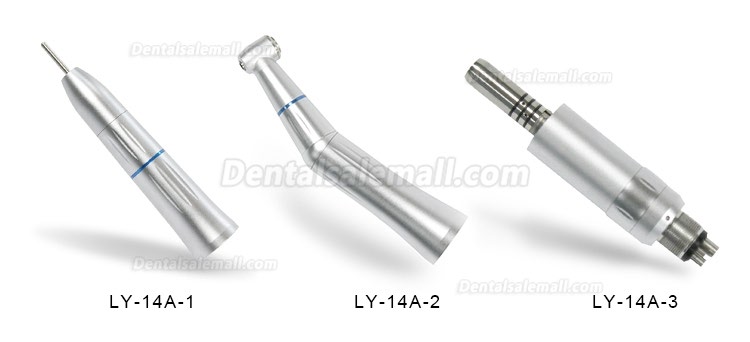 LY-14A Dental low speed handpiece kit 1Pcs contra-angel+1Pcs straight handpiece +1Pcs air motor