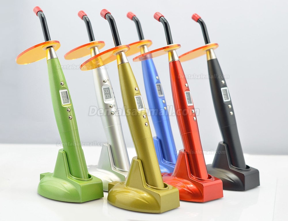Dental 5W Wireless Cordless LED Curing Light Lamp 1500mw Black Dental 5W Wireless Cordless LED Curing Light Lamp 1500mw Black