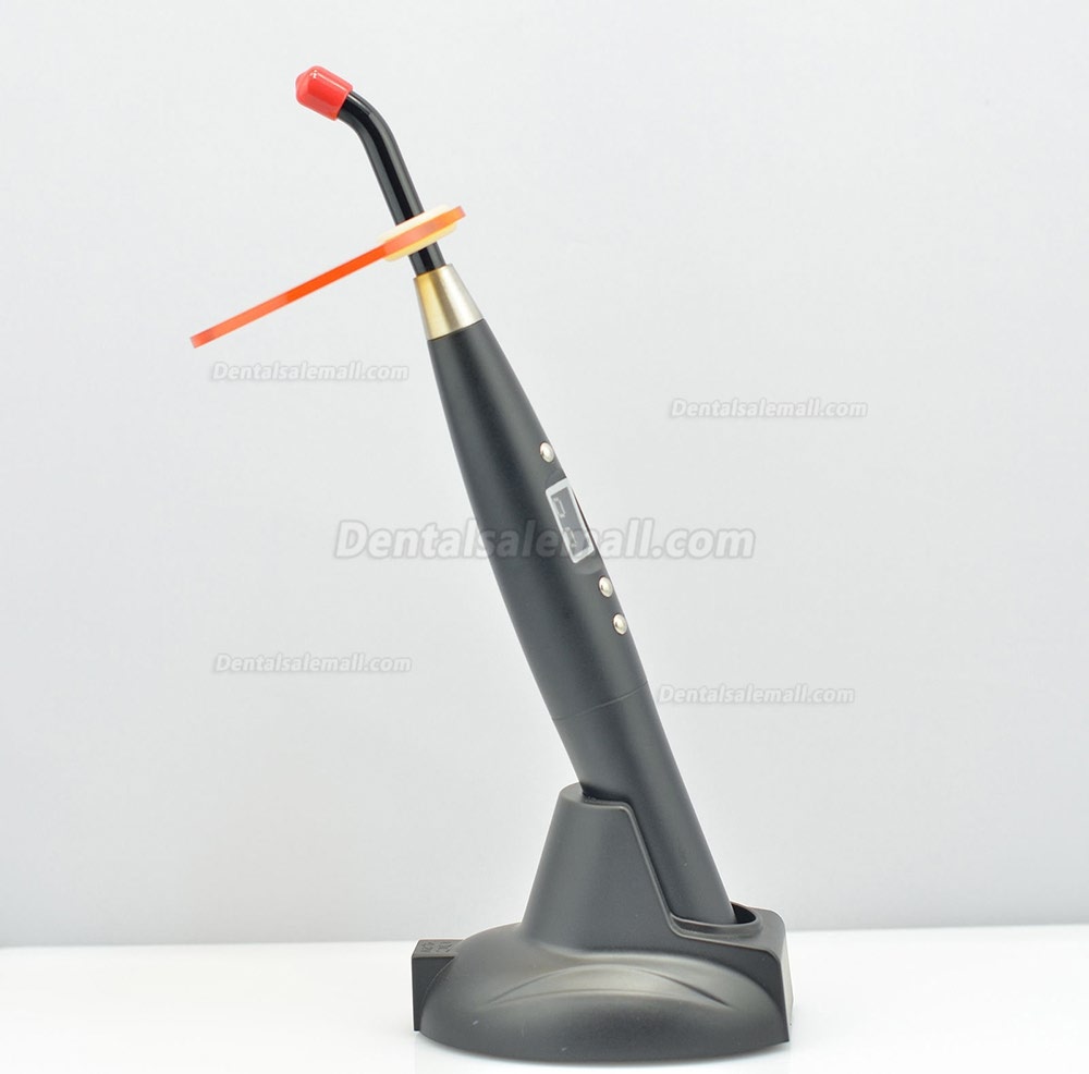 Dental 5W Wireless Cordless LED Curing Light Lamp 1500mw Black Dental 5W Wireless Cordless LED Curing Light Lamp 1500mw Black