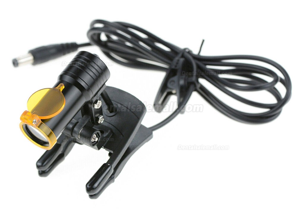 Dental Medical 5W LED Head Light with Filter Clip-on Headlight for Loupe