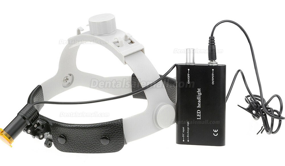 Dental Medical 5W LED Headlight with Filter Headband Head light + Aluminum Box