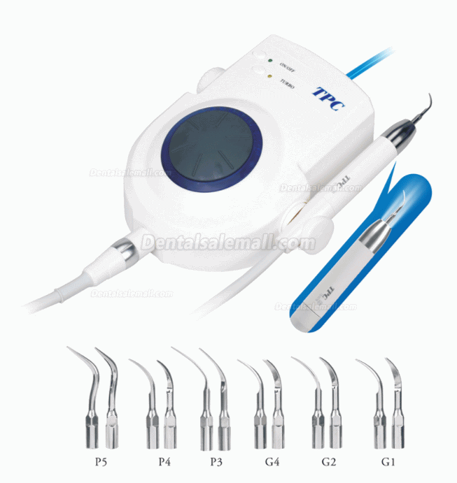 TPC 750LED Dental Piezo Ultrasonic Scaler with 5 Tips