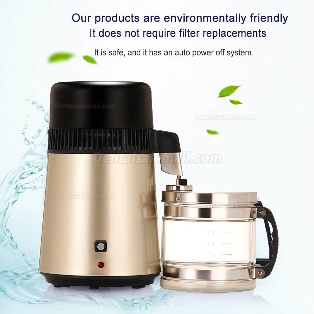 750W 4L Dental Water Distiller Purifier Filter Distilled Water Filter Machine Distillation Stainless Steel