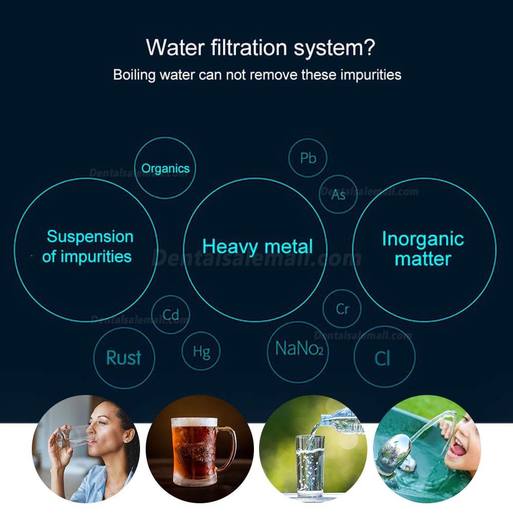 750W 4L Dental Water Distiller Purifier Filter Distilled Water Filter Machine Distillation Stainless Steel