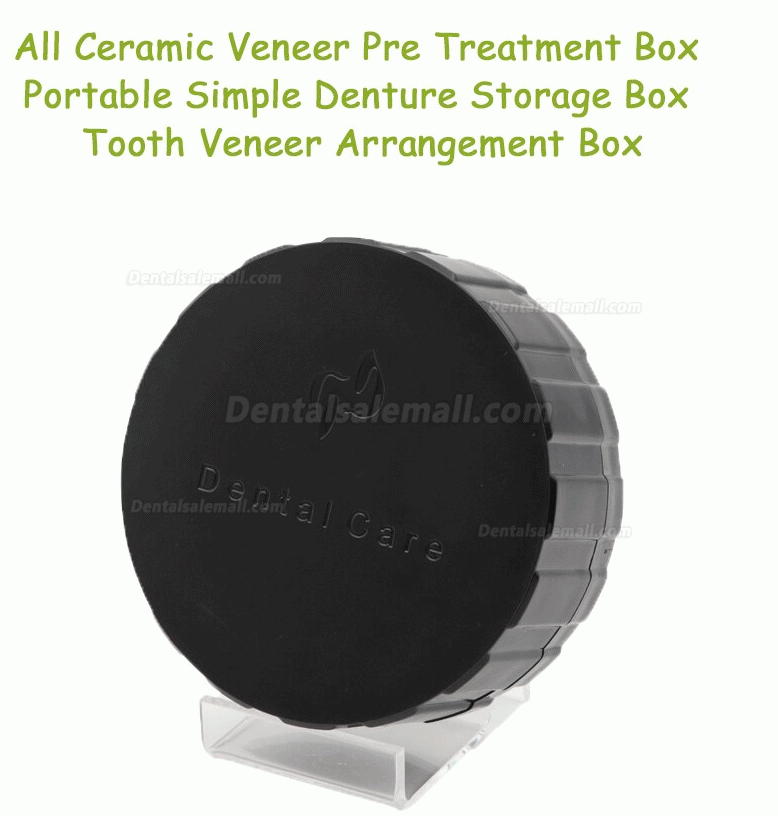 All-Ceramic Veneer Denture Porcelain Patch Disinfection Cleaning Placement Box