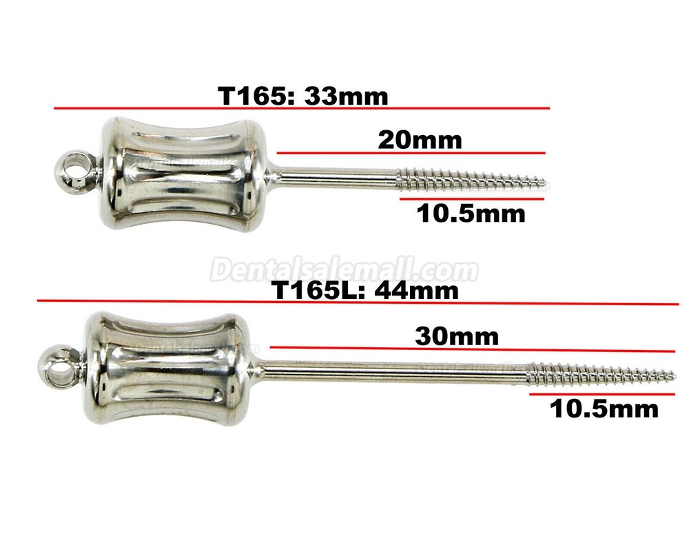 Dental Manual Extractor Extract Apical Root Fragments Long 44mm Short 33mm