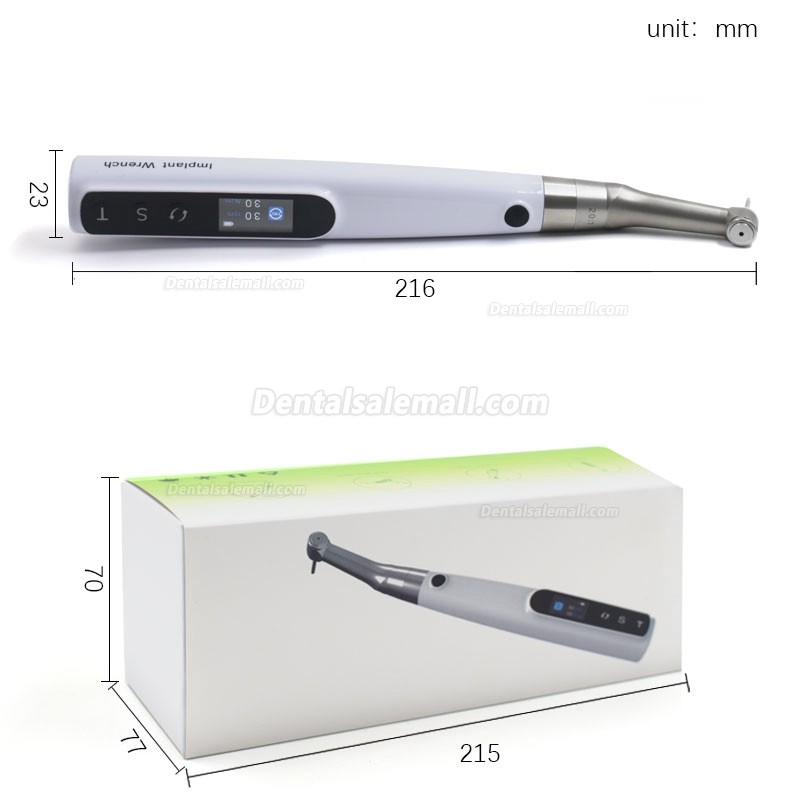 Electric Universal Dental Implant Torque Wrench Kit 10-50N/CM with 16Pcs Screwdrivers