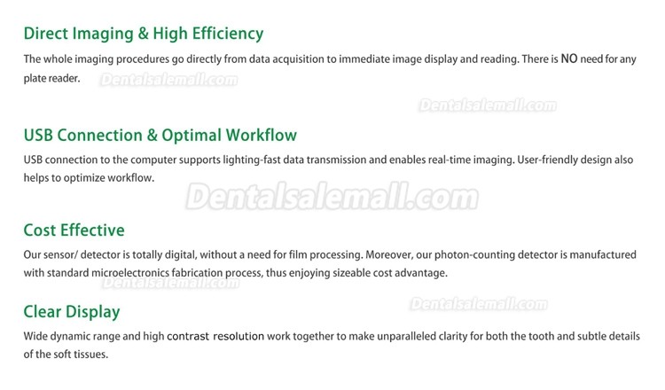 Dental Digital Image RVG X-Ray Sensor Dental Intraoral Imaging System 