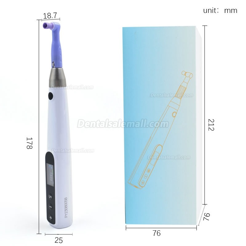 Electric Dental Cordless Hygiene Prophy Handpiece 360° Swivel 6-speed Settings