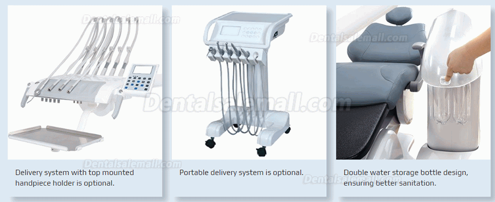 DSM-A6800 Luxury Dental Chair Treatment Unit Touch-screen Control System