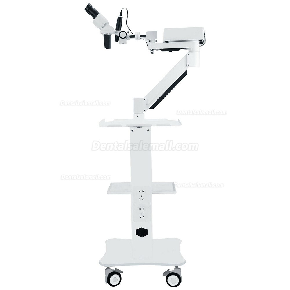 Dental Surgical Microscope Operating Loupe with 5W LED Light＆Trolley Cart Unit for ENT