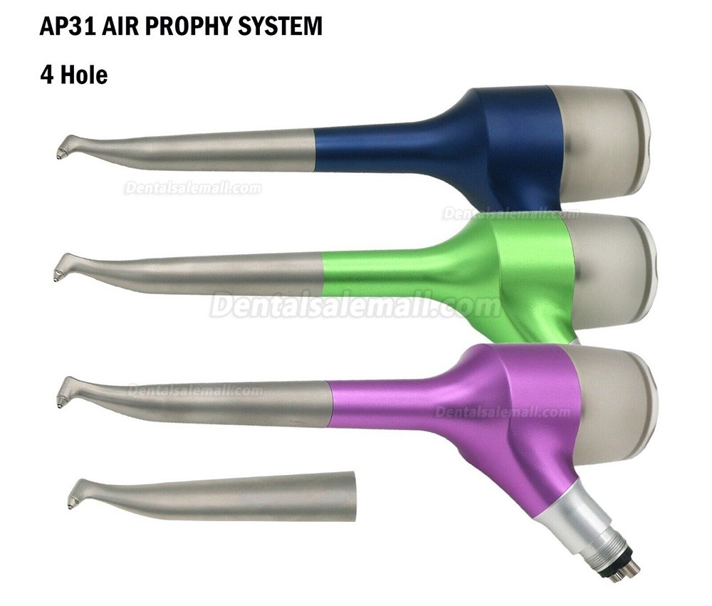 Dental Hygiene Air Jet Prophy Mate Polishing Air-flow Polisher Handpiece 4 Holes