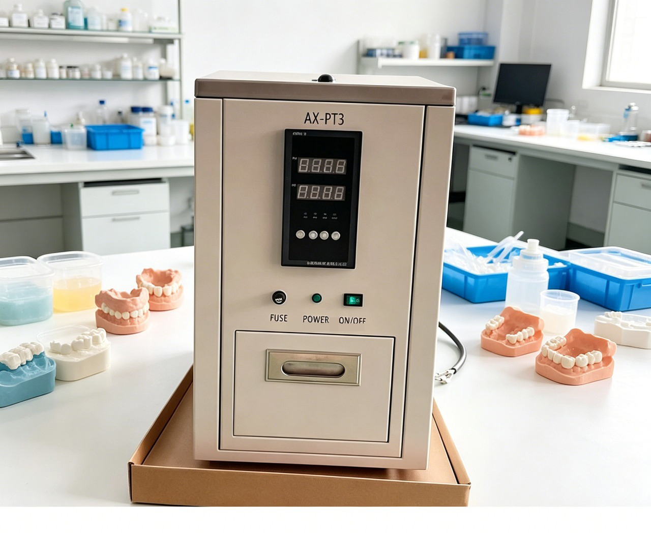 AX-PT3 Dental Lab High Pressure Polymerizer Press and Polymerization Unit