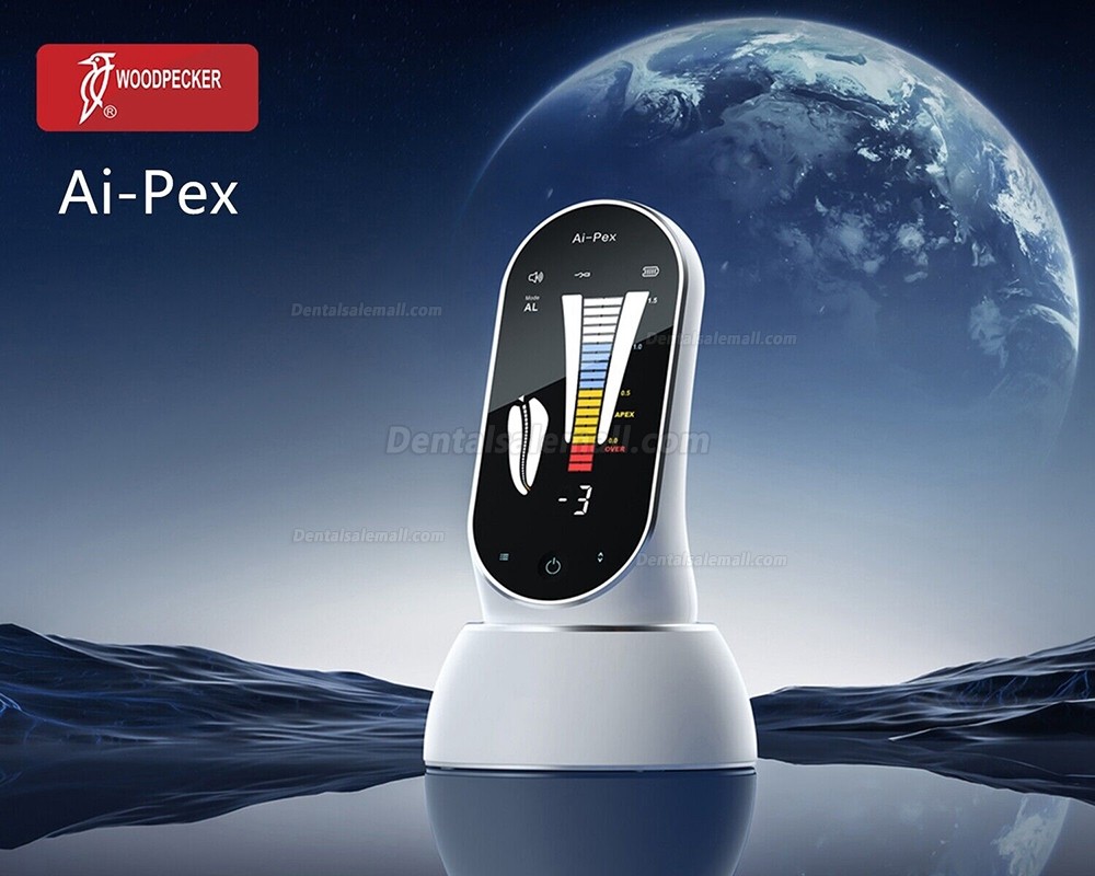 Woodpecker Ai-Pex Dental Endodontic Apex Locator with Pulp Tester 3.8'' LCD Touch Screen