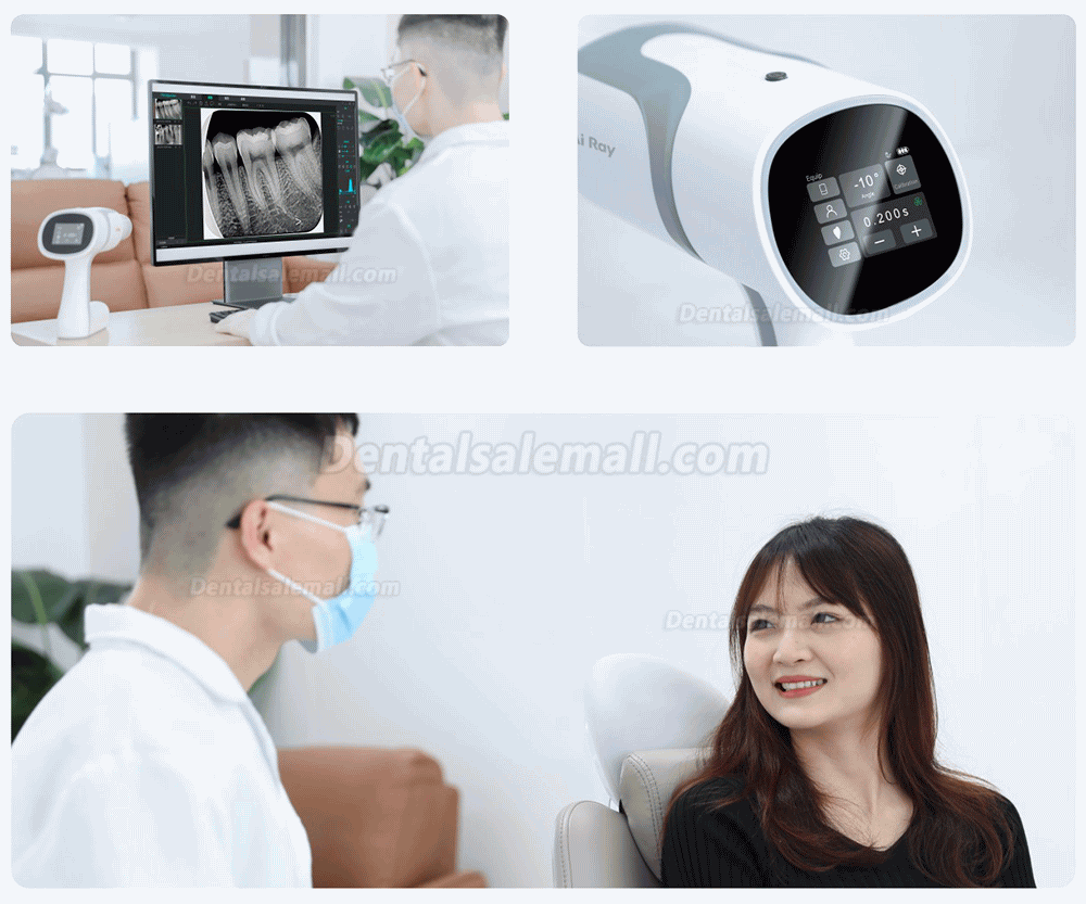 Woodpecker Ai Ray Touch Screen Portable Dental X-Ray Camera Constant DC High Frequency X-Ray Machine