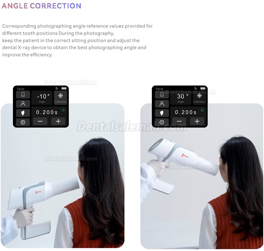 Woodpecker Ai Ray Touch Screen Portable Dental X-Ray Camera Constant DC High Frequency X-Ray Machine