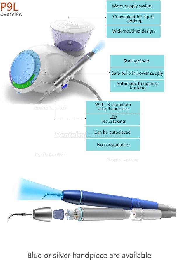 BAOLAI P9L Dental Auto Water Supply Scaler with L3 LED Detachable Handpiece