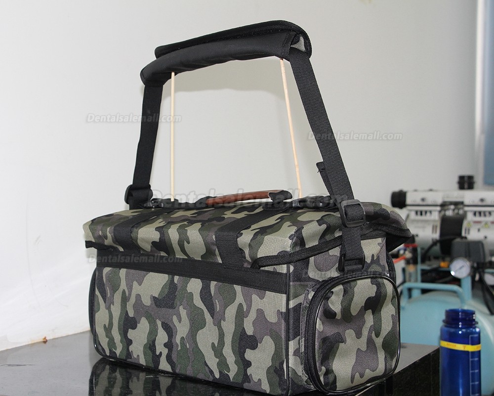 Portable Dental Unit Backpack with Compressor + 3 Way Syringe + Suction ...