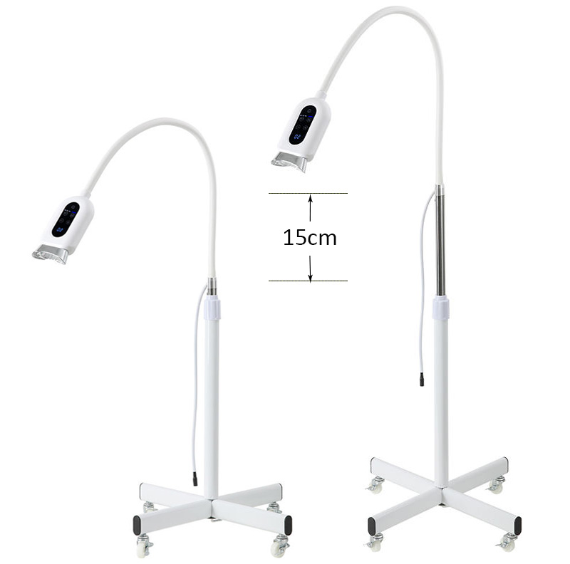 Bonin BM01-C Floor-standing Mobile Dental LED Teeth Whitening Lampe 3-Color Light