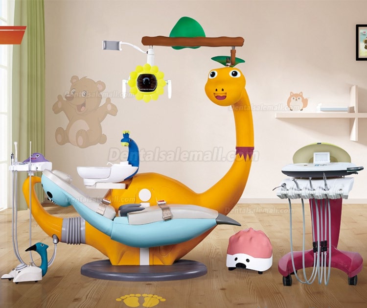 BS-AYC5 Lovely Pediatric Dental Chair Dinosaur Children Dental Unit CE Approved