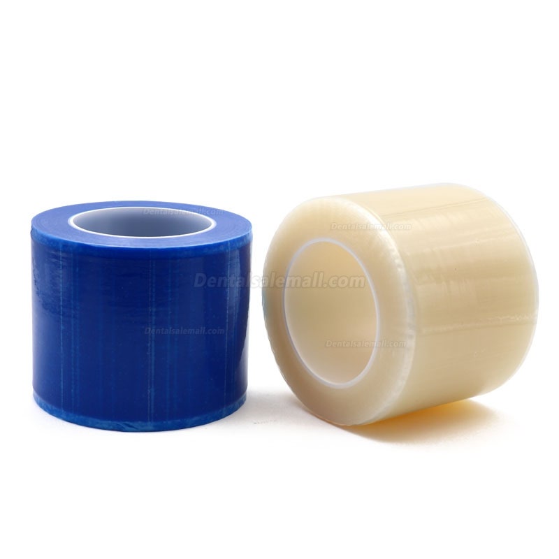 6 Rolls Dental Barrier Film Sticky Wrap Clear or Blue 4" x 6" (1200 Sheet)