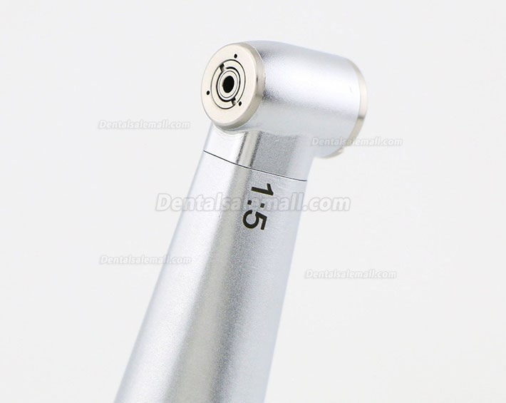 BEING Dental 1:5 Fiber Optic LED Inner Water Contra Angle Handpiece Rose 202CA15 Red Ring