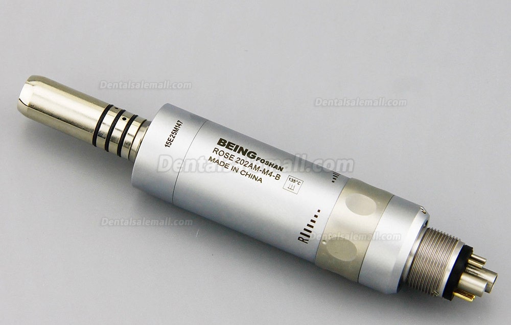 BEING Rose 202AM M4-B Dental Fiber Optic Air Motor 6 Hole for Low Speed Handpiece Inner Water E-Type