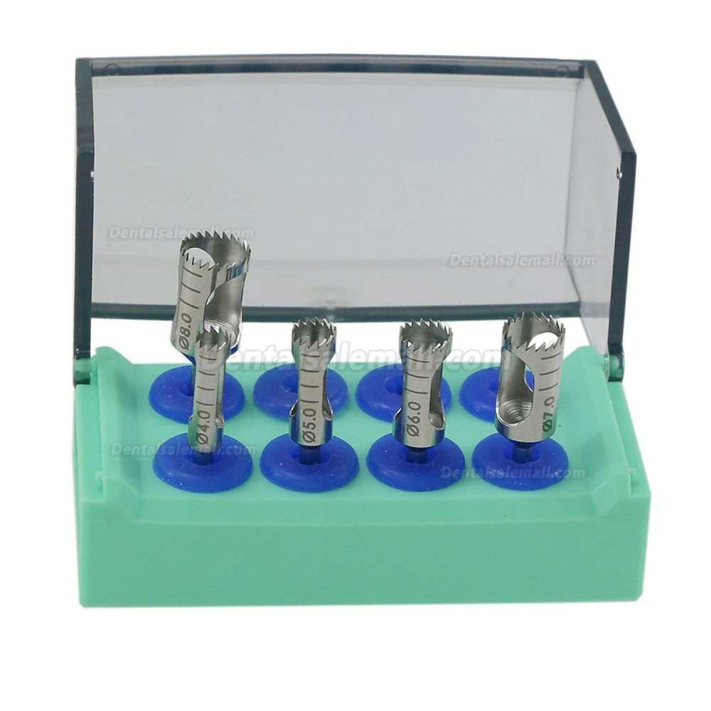 5Pcs/Kit Trephine Dental Implant Surgery Bone Graft Drill Surgical Bur & Holder