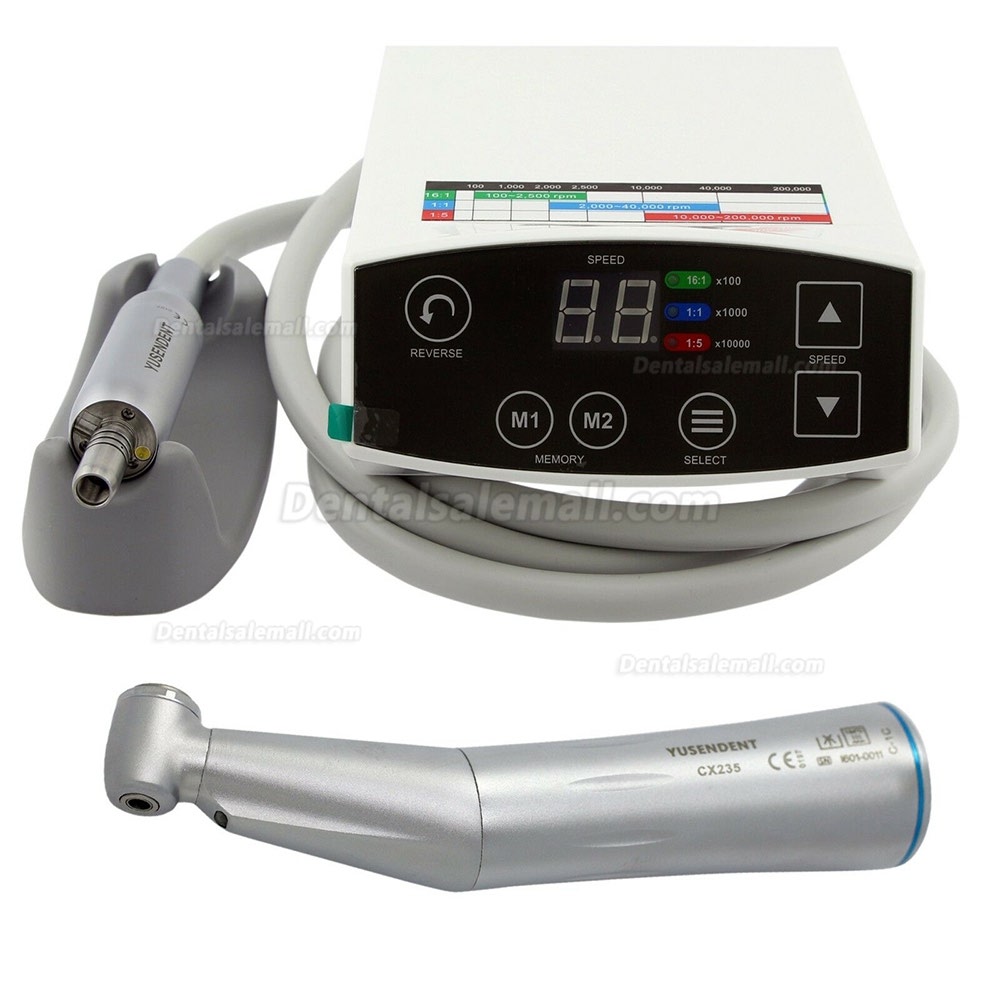 YUSENDENT C PUMA Dental Electric Brushless Micro Motor Fiber Optic Contra Angle C-1C
