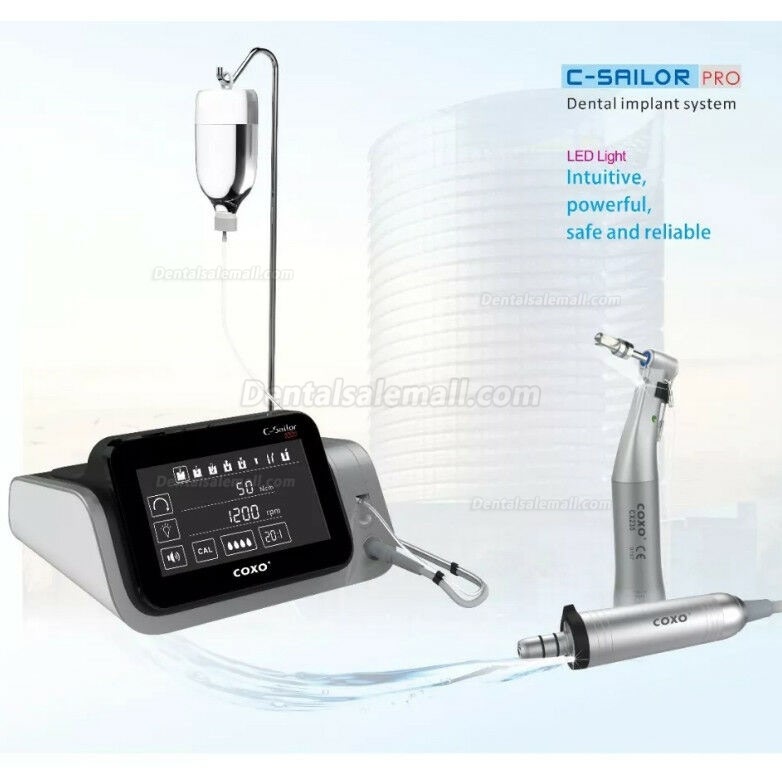 Yudendent COXO Dental Implant System C-Sailor Pro Surgical Brushless Motor LED Fiber Optic Handpiece