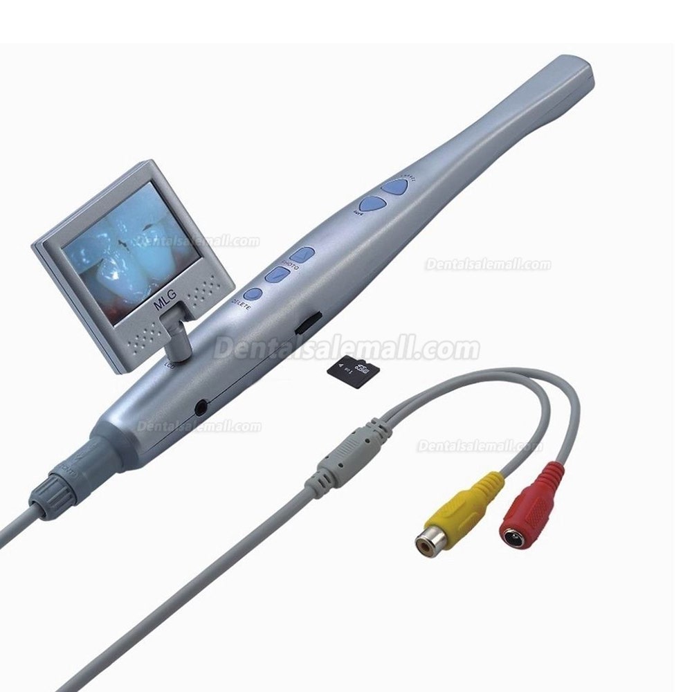 MLG Dental Intraoral Camera 6 LED Light Video&USB with 1DB SD Card + Mini LCD Screen