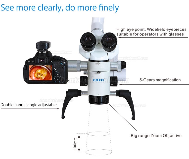 Yusendent COXO C-CLEAR-2 Dental Surgical Microscope Operating Microscope Deluxe Package