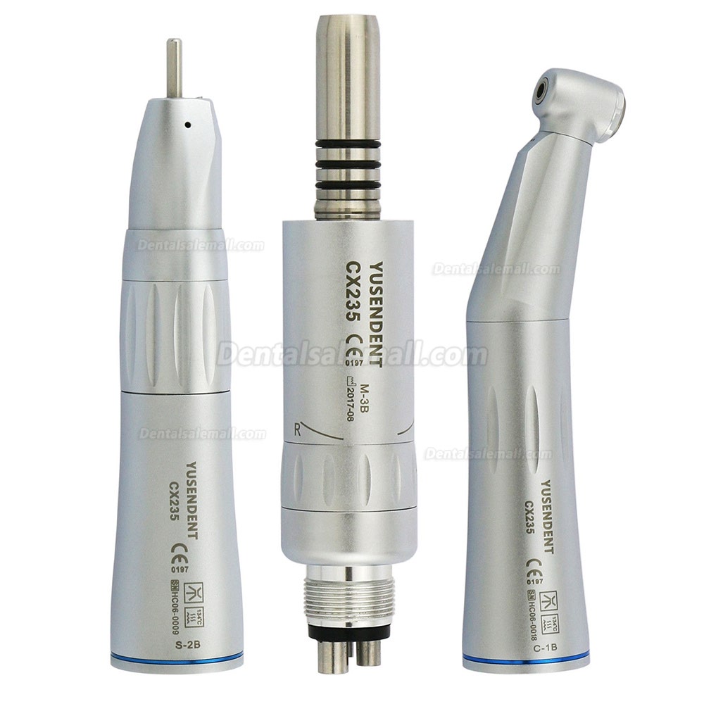 Yusendent COXO CX235-B Inner Water Low Speed Contra Angle Air Motor Straight Handpiece Kit