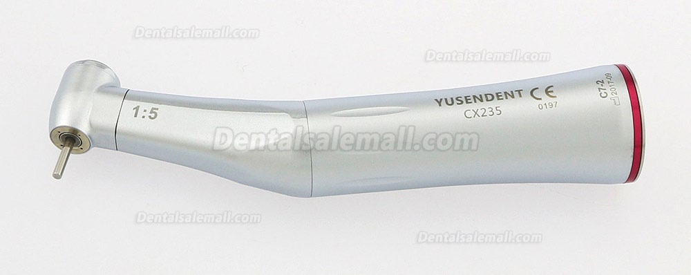 YUSENDENT COXO CX235C7-2 Contra Angle Multiplier 1:5 Inner Water E-type Push button Handpiece