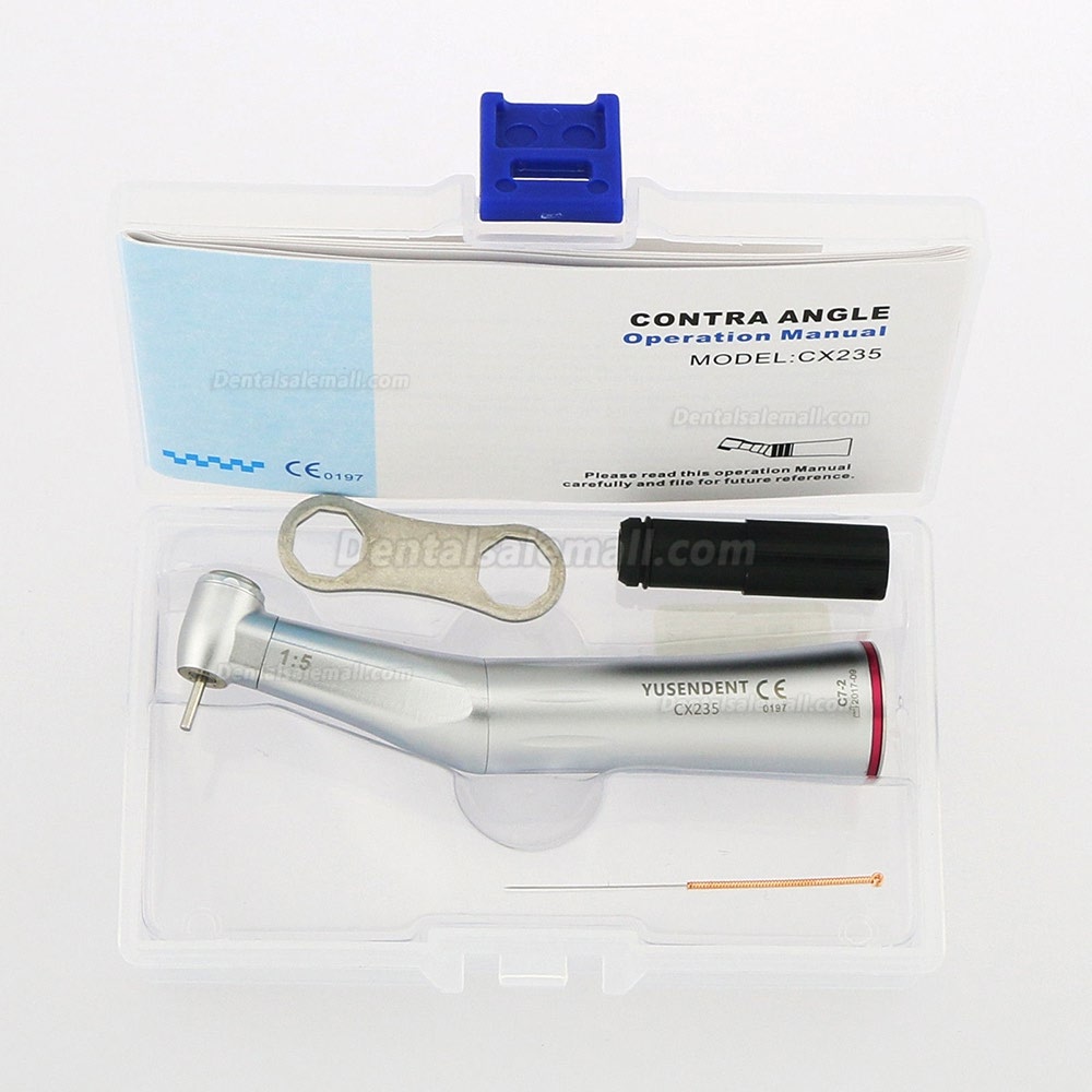 YUSENDENT COXO CX235C7-2 Contra Angle Multiplier 1:5 Inner Water E-type Push button Handpiece