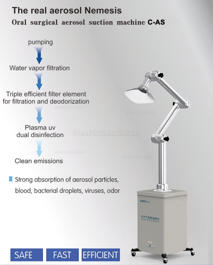 Yusendent COXO Dental Extra Oral Vaccum Aerosol Suction Unit + UV Disinfection SC-V102