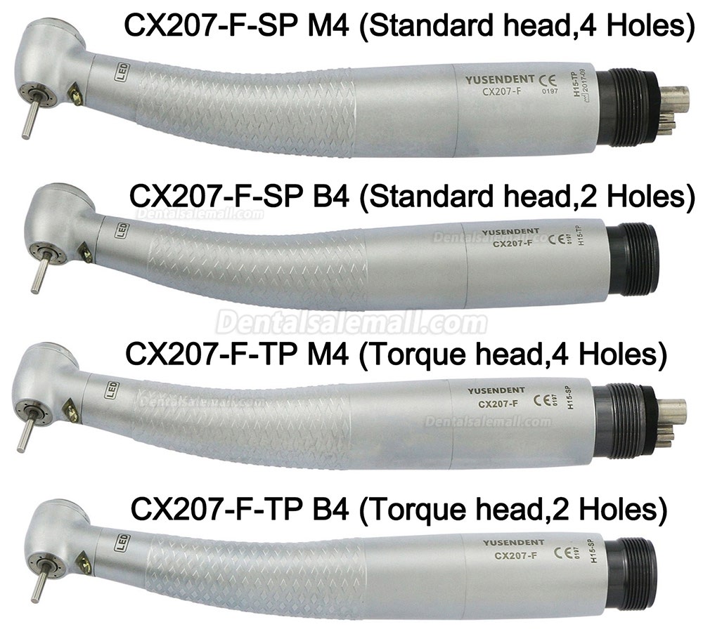 YUSENDENT COXO CX207-F LED Self-Power E Generator Handpiece Standard Torque Head