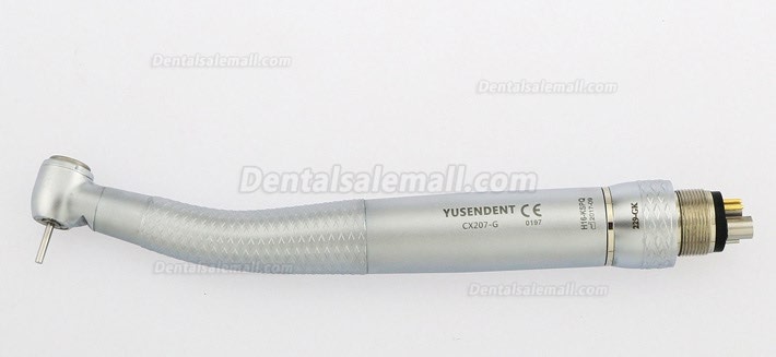 YUSENDENT® COXO CX207-GK-PQ Dental Fiber Optic Turbine Handpiece KAVO Compatible (With Coupler x1+ Without Coupler x2)
