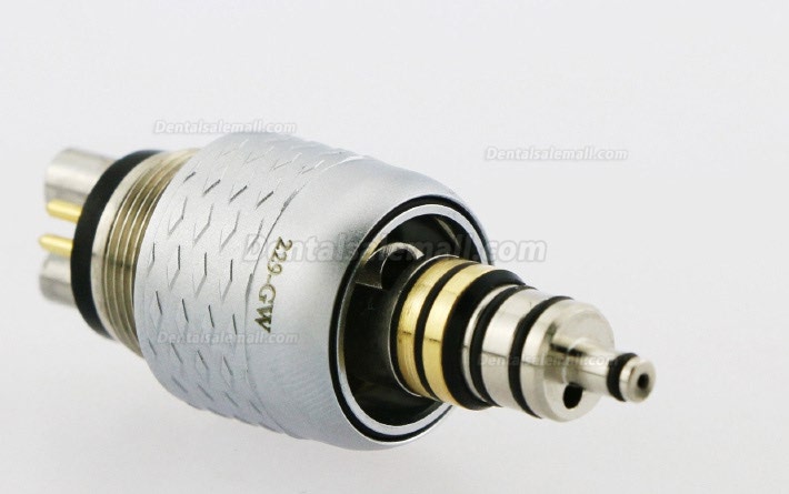 COXO CX229-GW Dental Coupling Coupler 6 Hole For Fiber Optic High Speed Turbine Handpiece COXO CX229-GW Dental Coupling Coupler 6 Hole For Fiber Optic High Speed Turbine Handpiece