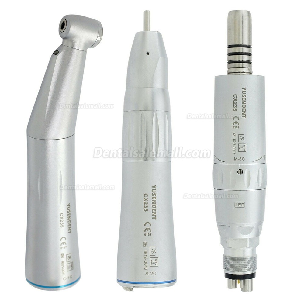 YUSENDENT COXO CX235-1C Fiber Optic LED Low Speed Contra Angle Air Motor Handpiece Kit YUSENDENT COXO CX235-1C Fiber Optic LED Low Speed Contra Angle Air Motor Handpiece Kit