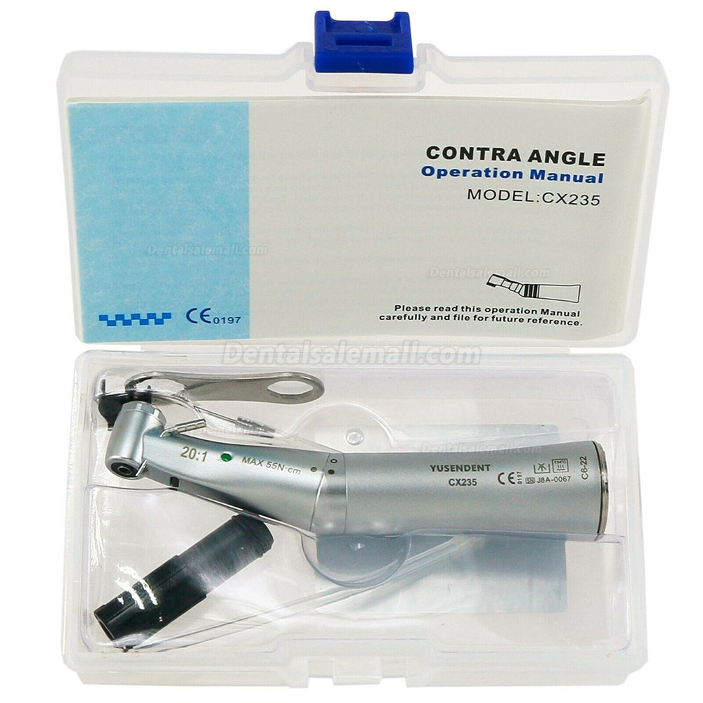 YUSENDENT COXO CX235C6-22 Dental LED 20:1 Implant Contra Angle Reduction Handpiece